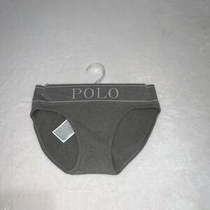 Polo Ralph Lauren gray bikini briefs panties size XS new‎ with tags